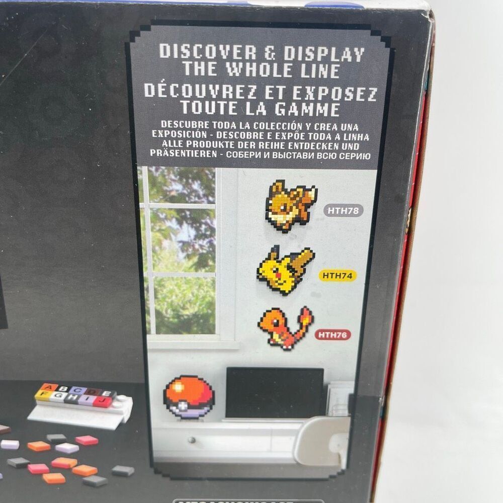 Mega Pokemon Poke Ball Pixel Art Building Set 384 Pieces New Sealed JGJ71 - Picture 12 of 15